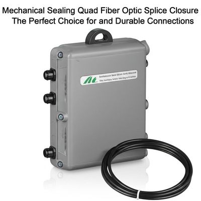 ชุดต่อสายไฟเบอร์ออปติกแบบกลไก Quad Fiber Optic Splice Closure ทางเลือกที่สมบูรณ์แบบสำหรับการเชื่อมต่อที่ทนทานและใช้งานได้นาน
